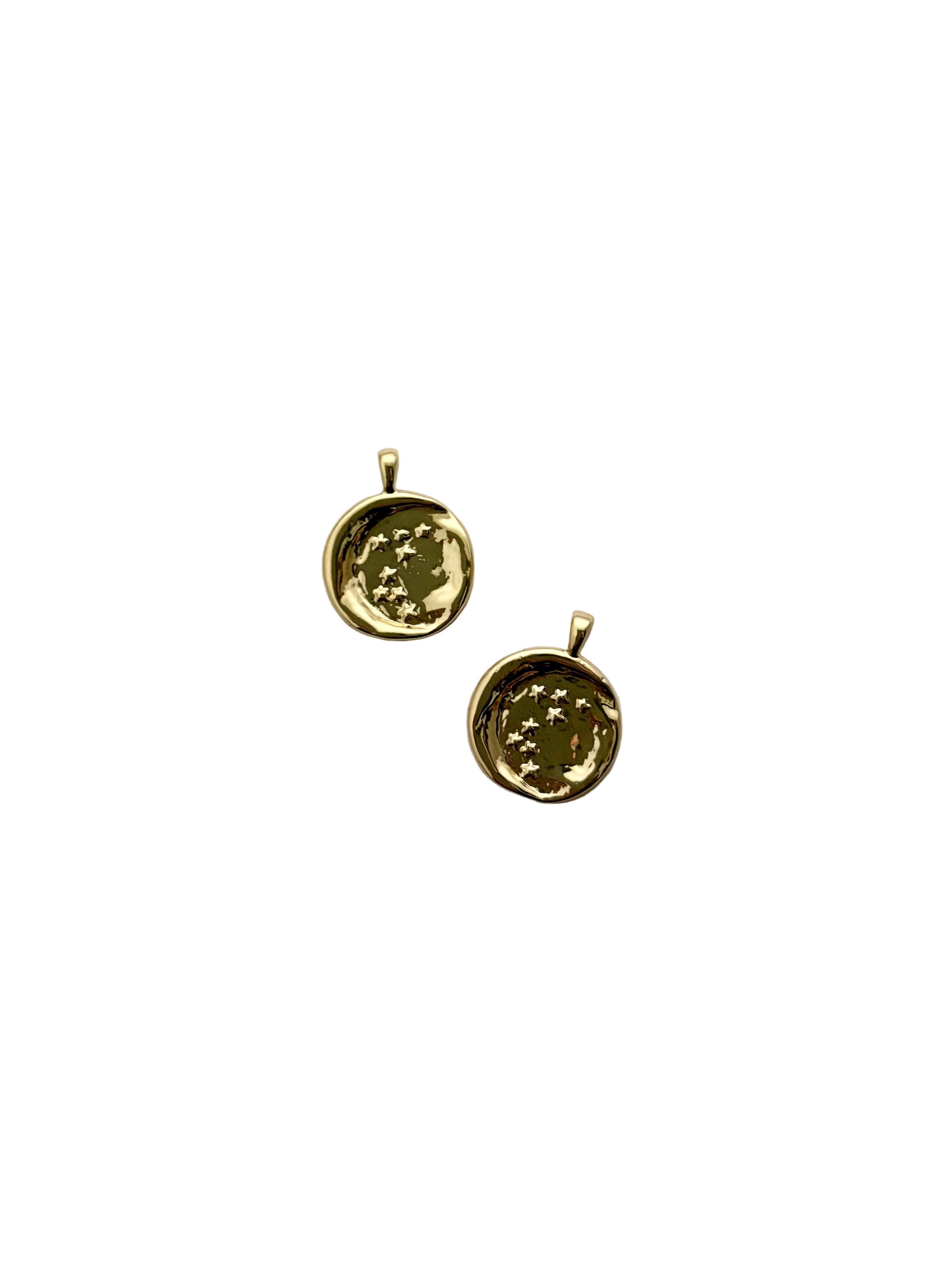 Moon and Stars Charm